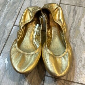 Tory Burch Eddie Ballet Flats - Gold